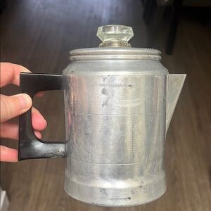 COMET vintage aluminum percolator